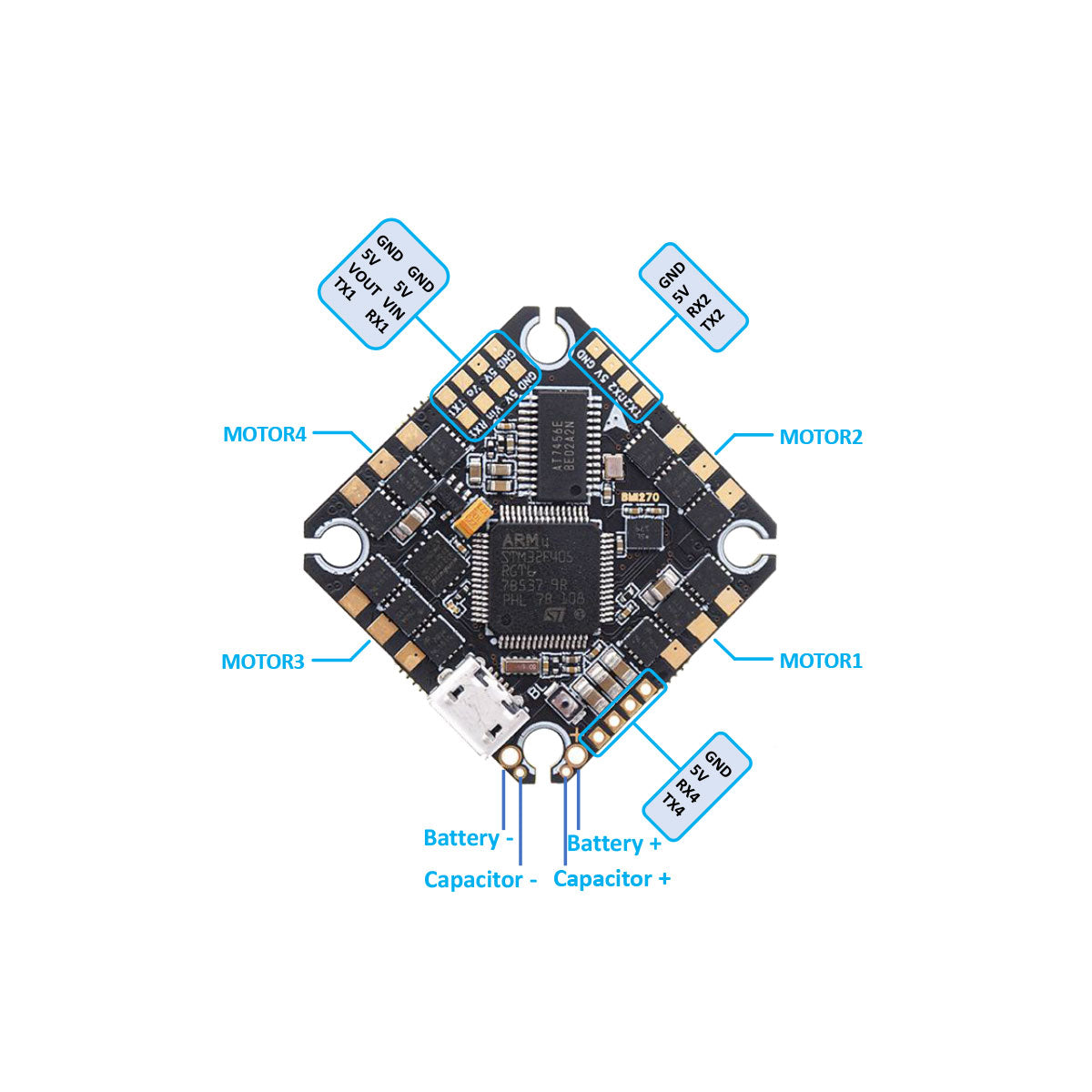 Poly F405 2S-4S AIO