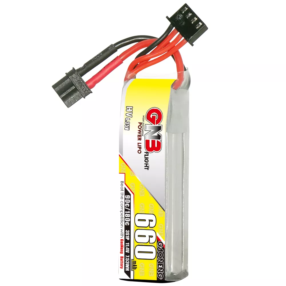 【GNB】Gaoneng 11.4V 660mAh 90C/180C 3S HV 4.35V Lipo Battery