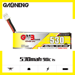 【GNB】Gaoneng 3.8V 530mAh 90C/180 1S HV 4.35V Lipo Battery