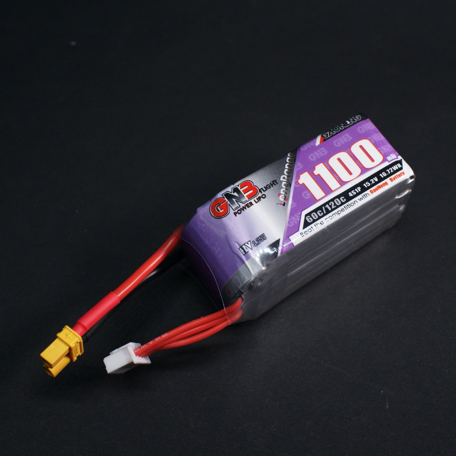 【GNB】Gaoneng 15.2V 1100mAh 60C/120 4S HV 4.35V Lipo Battery